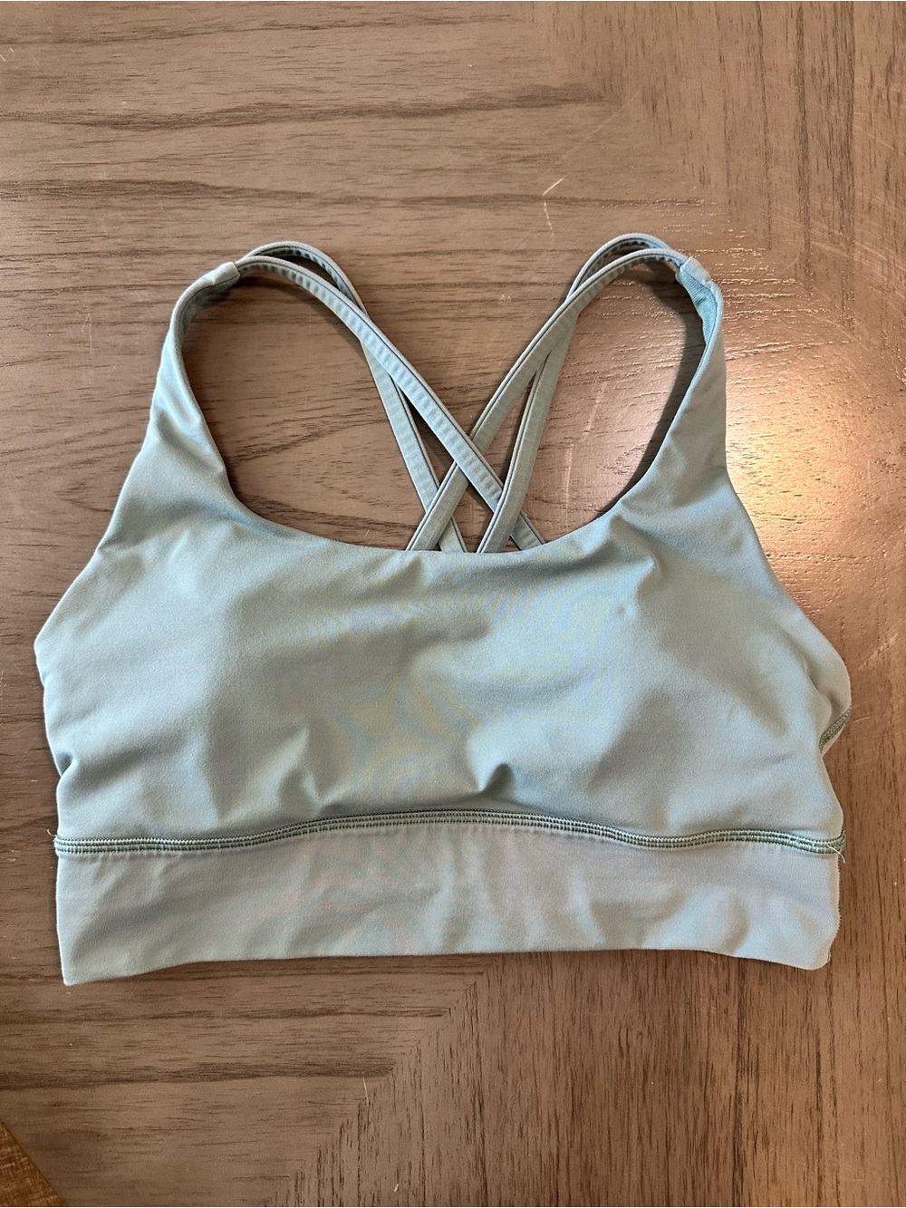 lululemon athletica Light Blue Cross-Back Sports Bra
